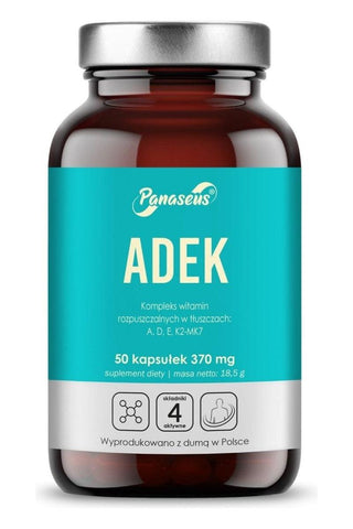 ADEK Fettlösligt vitaminkomplex framsida