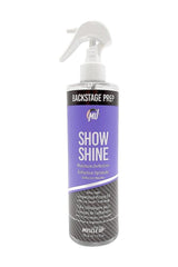 Pro Tan Show Shine Ultra-Light Posing Oil in spray bottle for competition gloss and skin hydration.