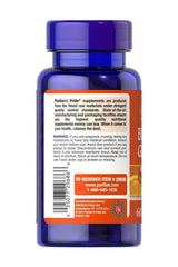 Puritan's Pride Beta Glucans 200 mg supplement bottle with 60 coated caplets, promoting healthy immune function.