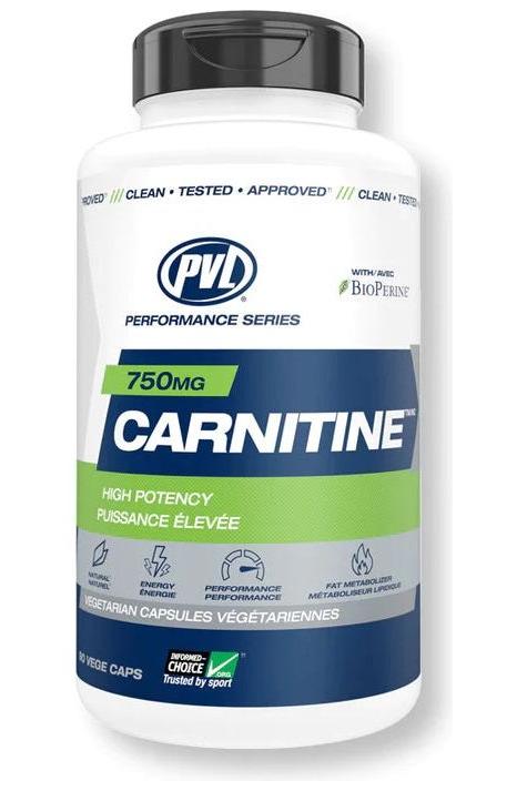 PVL Essentials - Carnitine, 750mg - 90 vcaps - Nutri.se