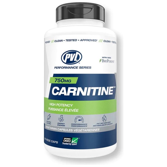 PVL Essentials - Carnitine, 750mg - 90 vcaps - Nutri.se