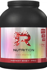 Reflex Nutrition Instant Whey PRO protein powder tub, 2.2kg, 80% protein content for muscle maintenance and growth.