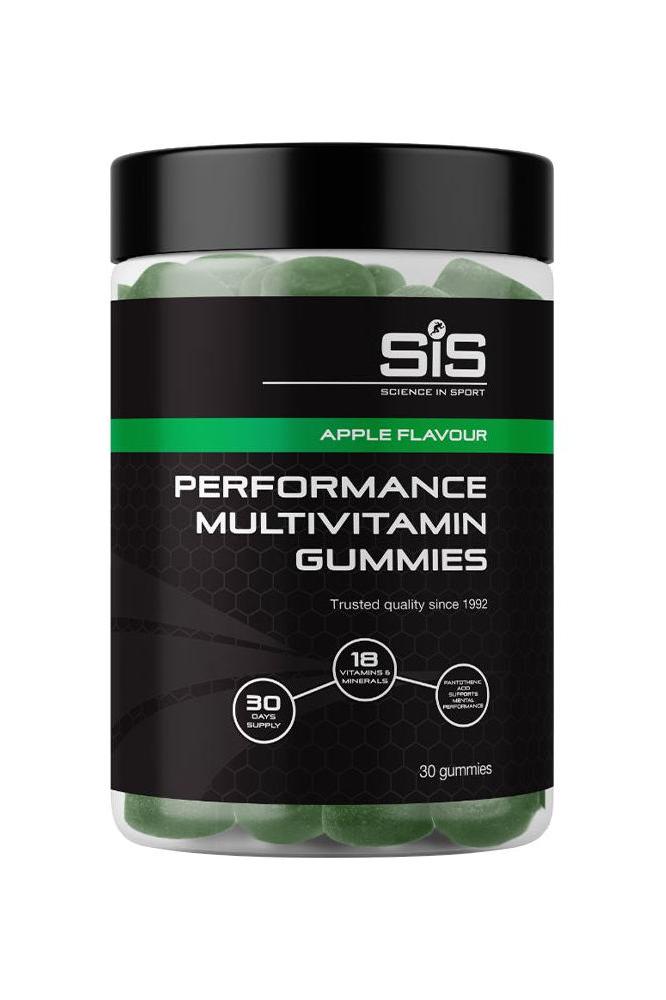 Science in Sport Performance Multivitamin Gummies, apple flavor, 30 gummies, designed for athletes' nutrition.