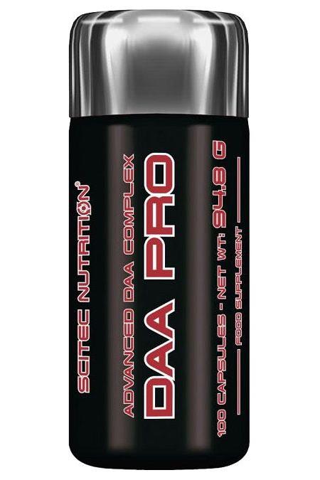 Scitec Nutrition DAA Pro - 100 capsules, dietary supplement for testosterone support.