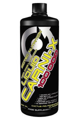 Scitec Nutrition Liquid Carni-X 100000, pineapple cactus figs flavor, 500ml L-carnitine supplement bottle.