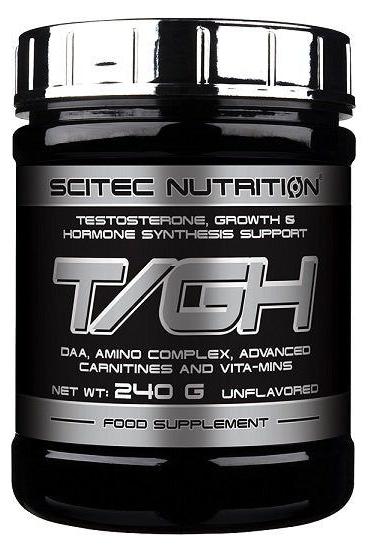 Scitec Nutrition TGH supplement for testosterone, growth support, and hormone synthesis, unflavored, 240g