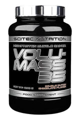 Scitec Nutrition Volumass 35 high-protein muscle gainer, 1200g chocolate flavor for muscle growth.