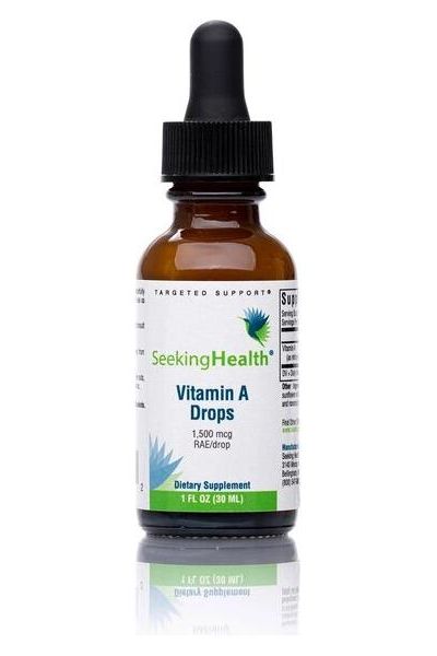 Seeking Health - Vitamin A Drops, 1500mcg - 30 ml. - Nutri.se