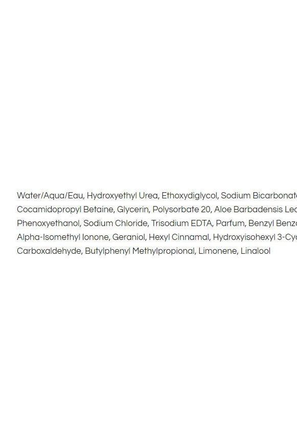 List of ingredients for Selfie Tan Remover & Primer, including Water, Glycerin, and Aloe extract.