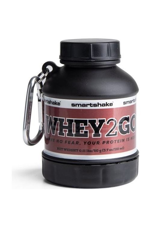 SmartShake - Whey2Go Funnel, Black - 110 ml. - Nutri.se