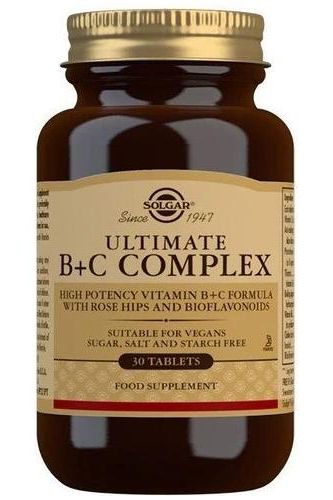 Solgar - Ultimate B+C Complex - 30 tablets - Nutri.se