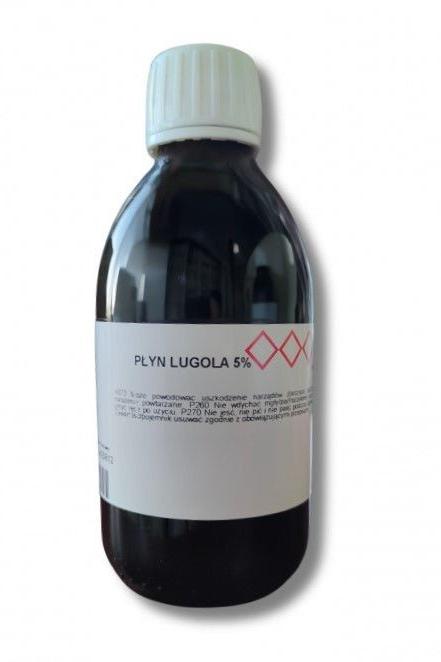 Stanlab Lugol's Fluid 5% in a brown bottle, a natural iodine source for thyroid support.