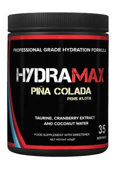 Strom HydraMax Piña Colada hydration supplement for athletes, 35 servings, professional hydration formula.