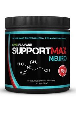 Strom Sports SupportMax Neuro, lime flavor, a dietary supplement with natural ingredients for optimal health.
