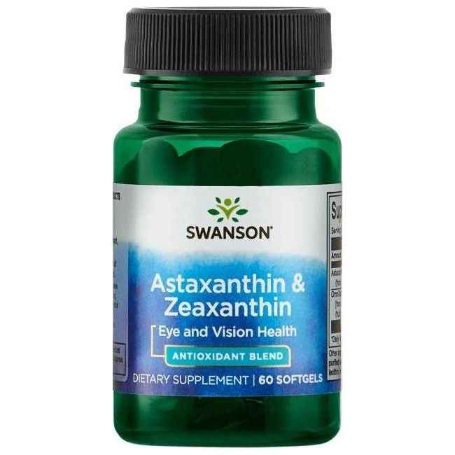 Swanson - Astaxanthin & Zeaxanthin - 60 softgels