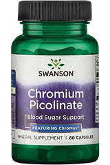Swanson - Chromium Picolinate Featuring Chromax, 200mcg - 60 caps - Nutri.se