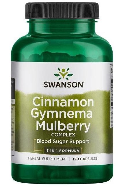Swanson - Cinnamon Gymnema Mulberry Complex - 120 caps - Nutri.se
