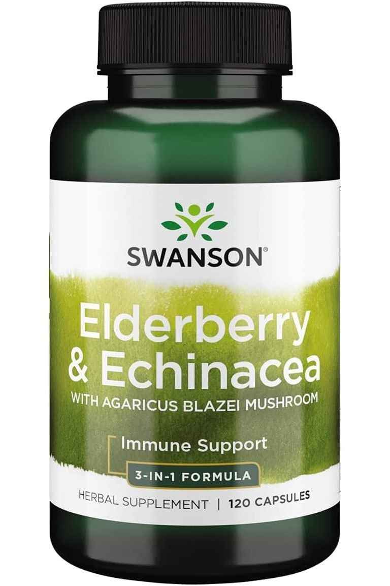 Swanson - Elderberry/Agaricus/Echinacea (Immune Support) - 120 caps