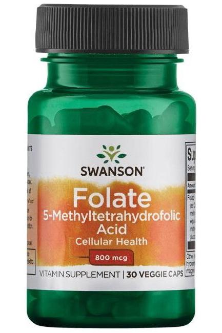 Swanson - Folate (5-Methyltetrahydrofolic Acid) - Nutri.se
