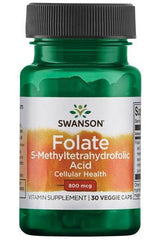 Swanson - Folate (5-Methyltetrahydrofolic Acid) - Nutri.se