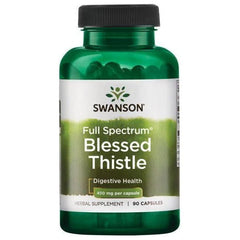 Swanson Full Spectrum Blessed Thistle 400mg Supplement for Digestive Health, 90 Capsules