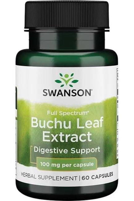 Swanson - Full Spectrum Buchu Leaf 4:1 Extract, 100mg - 60 caps - Nutri.se
