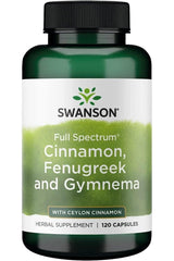 Swanson - Full Spectrum Cinnamon, Fenugreek & Gymnema - 120 caps - Nutri.se