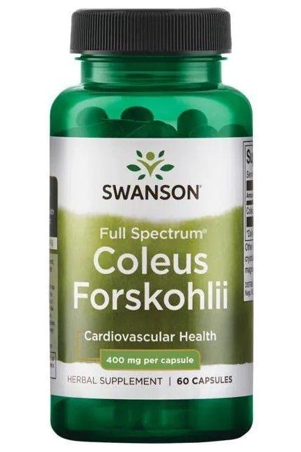 Swanson - Full Spectrum Coleus Forskohlii, 400mg - 60 caps - Nutri.se