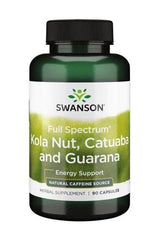 Swanson - Full Spectrum Kola Nut, Catuaba & Guarana - 90 caps - Nutri.se