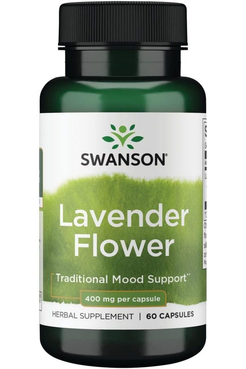 Swanson - Full Spectrum Lavender Flower, 400mg - 60 caps - Nutri.se