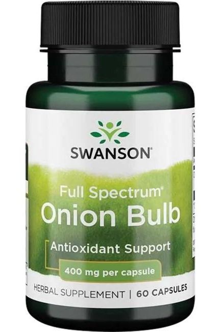 Swanson - Full Spectrum Onion Bulb, 400mg - 60 caps - Nutri.se