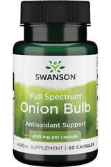 Swanson - Full Spectrum Onion Bulb, 400mg - 60 caps - Nutri.se