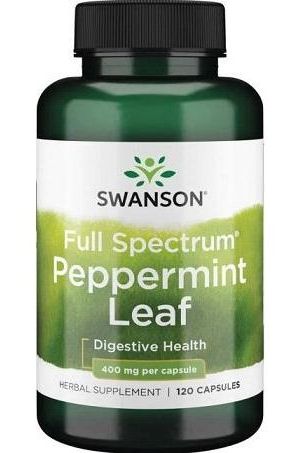 Swanson - Full Spectrum Peppermint Leaf, 400mg - 120 caps - Nutri.se