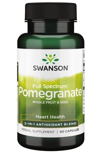 Swanson - Full Spectrum Pomegranate, Whole Fruit & Seed - 60 caps - Nutri.se