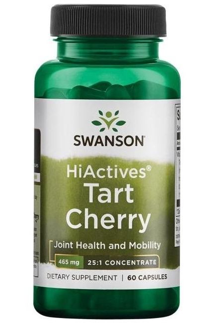 Swanson - HiActives Tart Cherry, 465mg - 60 caps - Nutri.se
