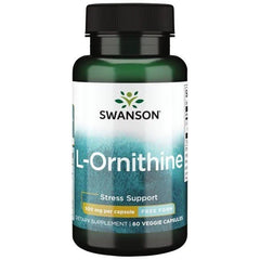 Swanson - L - Ornithine Amino Acid, 500mg - 60 vcaps - Nutri.se