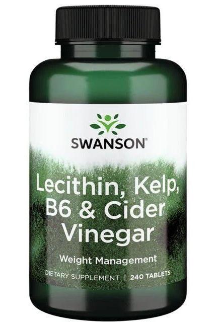 Swanson - Lecithin, Kelp, B-6, & Cider Vinegar - 240 tablets - Nutri.se
