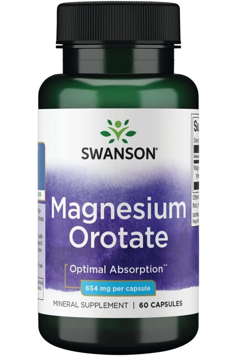 Swanson - Magnesium Orotate, 40mg - 60 caps - Nutri.se