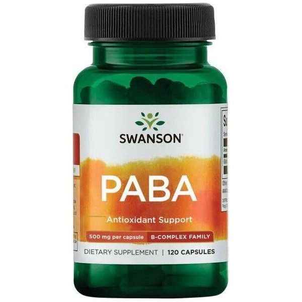 Swanson - PABA, 500mg - 120 caps