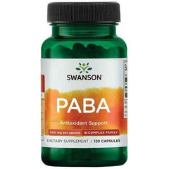Swanson - PABA, 500mg - 120 caps