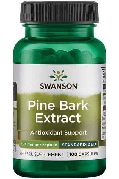 Swanson - Pine Bark Extract, 50mg - 100 caps