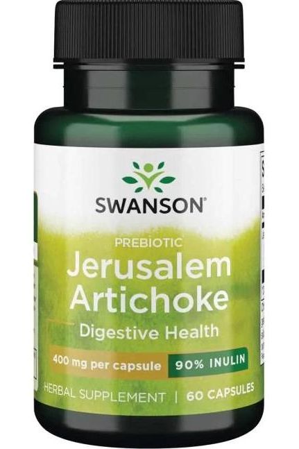 Swanson - Prebiotic Jerusalem Artichoke, 400mg - 60 caps - Nutri.se