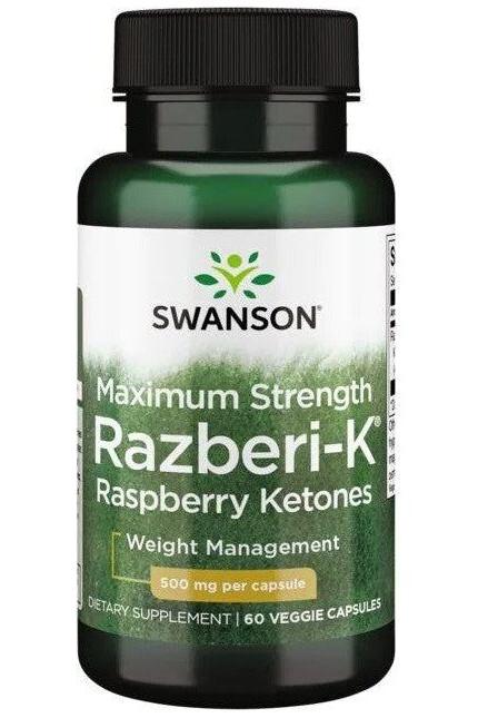 Swanson - Razberi-K, 500mg Maximum Strength - 60 vcaps - Nutri.se