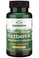 Swanson - Razberi-K, 500mg Maximum Strength - 60 vcaps - Nutri.se