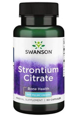 Swanson - Strontium Citrate, 340mg - 60 caps - Nutri.se