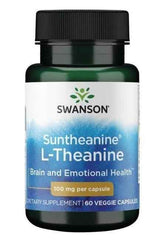 Swanson - Suntheanine L-Theanine, 100mg - 60 vcaps
