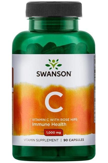 Swanson - Vitamin C with Rose Hips Extract - Nutri.se