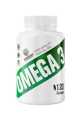 Swedish Supplements Omega 3 fish oil, 120 gel caps for heart, brain and joint health.