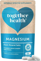 Together Magnesium supplement from natural marine salts for muscle health and energy support, 30 capsules.