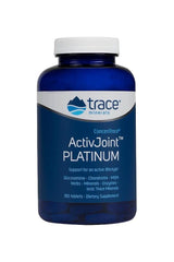 Trace Minerals ActivJoint Platinum dietary supplement bottle for joint support and mobility, 180 tablets.